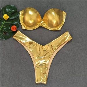 Gold bikini M-L